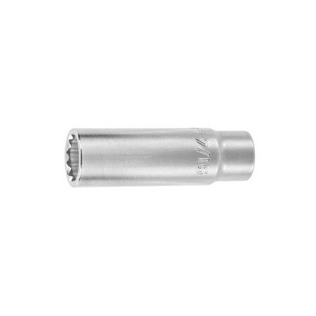 Garant 1/4 inch Drive Socket, 12 pt, Deep, 7/16 inch, 631442.4375 631442 7/16